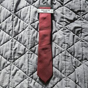 NWT Red Burgundy Kohl's Bespoke Regular Tie